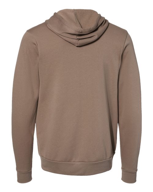 Unisex Sponge Fleece Full-Zip Hoodie Sweatshirt - Vintage Brown Back