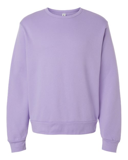 Unisex Sponge Fleece Classic Crewneck Sweatshirt - Dark Lavender Front