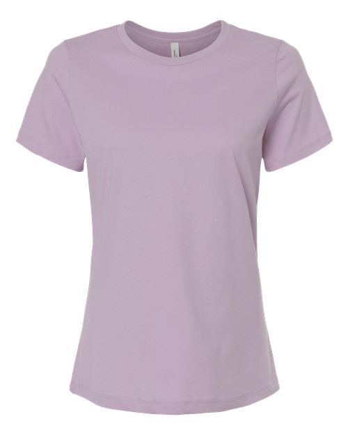 Women’s Relaxed Jersey Tee - Light Violet Front
