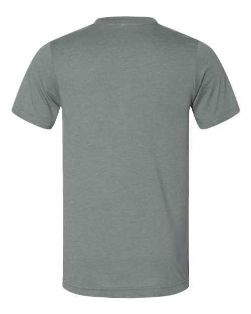 CVC Jersey Tee - Heather Blue Storm Back