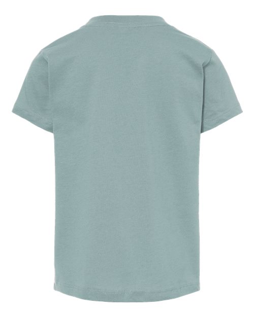Toddler Jersey Tee - Dusty Blue Back