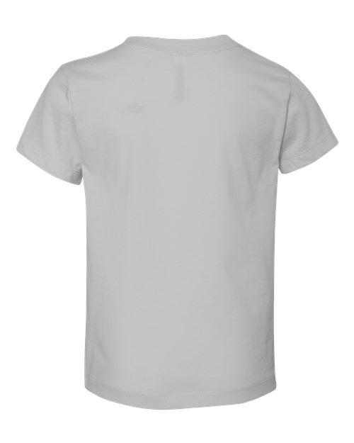Toddler Jersey Tee - Solid Athletic Grey Back