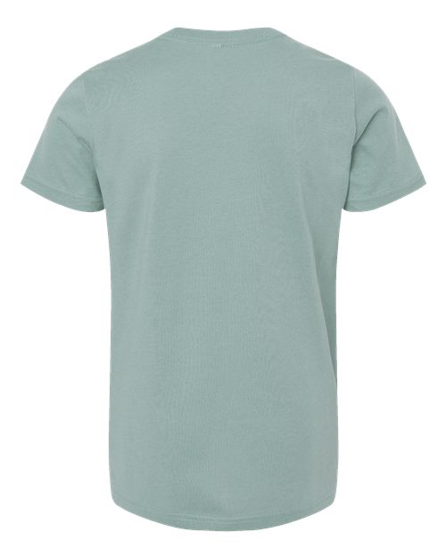 Youth Jersey Tee - Dusty Blue Back