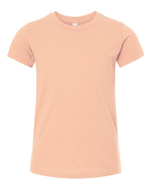 Youth Jersey Tee - Peach Front