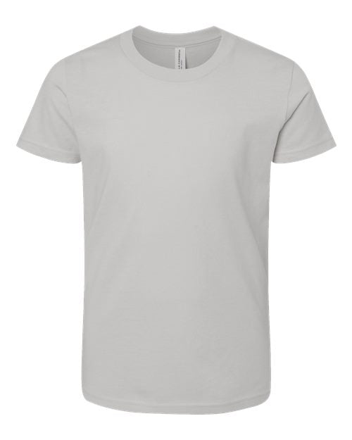 BELLA + CANVAS Youth Jersey Tee - Solid Athletic Grey Front