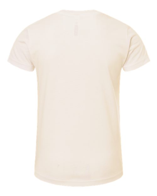 Youth CVC Jersey Tee - Heather Natural Back