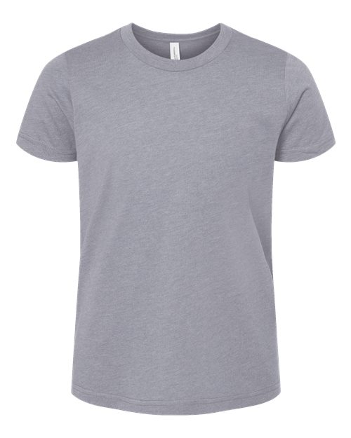 Youth CVC Jersey Tee - Heather Storm Front
