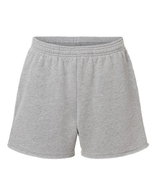 Women's Cutoff Fleece Shorts - Athletic Heather Front