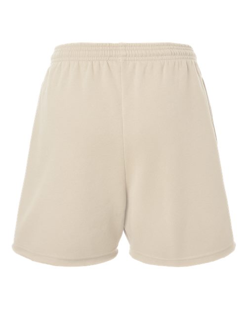 Women's Cutoff Fleece Shorts - Heather Dust Back