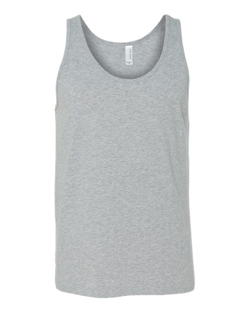 Unisex Heather CVC Tank - Athletic Heather Front