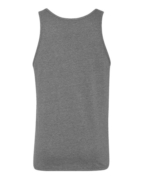 Unisex Heather CVC Tank - Deep Heather Back