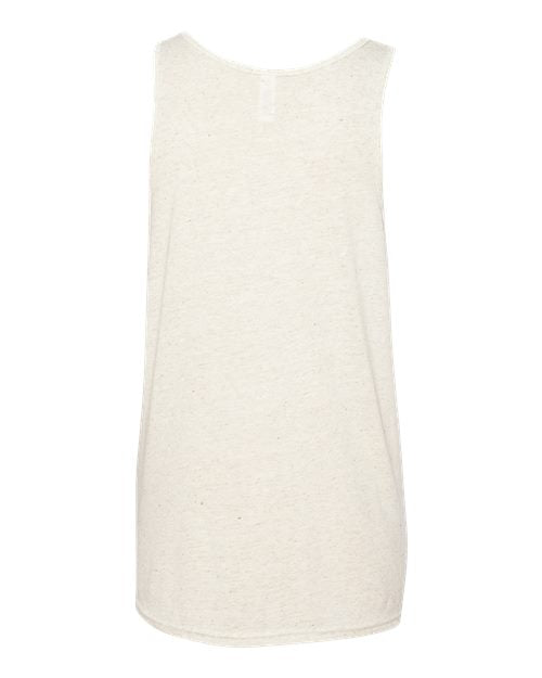 Unisex Triblend Tank - Oatmeal Triblend Back
