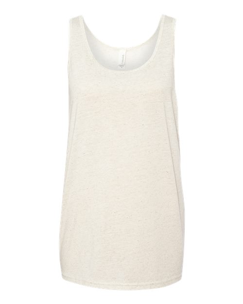 Unisex Triblend Tank - Oatmeal Triblend Front