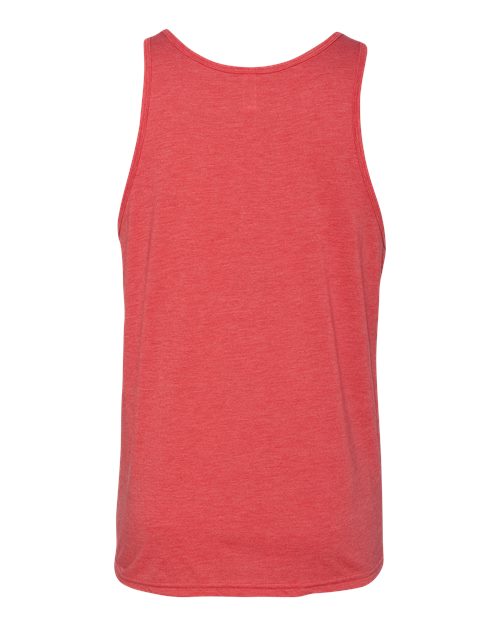 Unisex Triblend Tank - Red Triblend Back