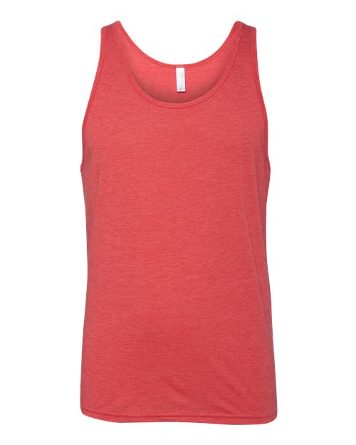 Unisex Triblend Tank - Red Triblend Front