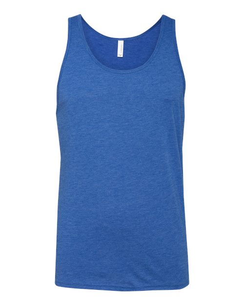Unisex Triblend Tank - True Royal Triblend Front
