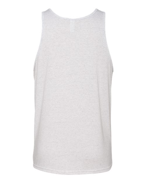 Unisex Triblend Tank - White Fleck Triblend Back