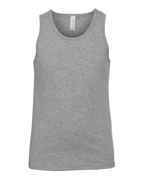 Youth Heather CVC Tank - Athletic Heather Front
