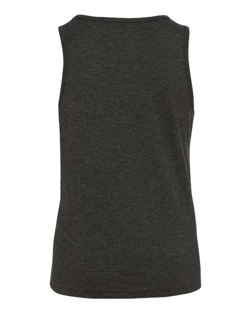 Youth Heather CVC Tank - Dark Grey Heather Back
