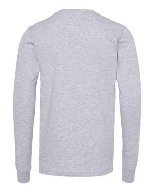 Youth Heather CVC Long Sleeve Tee - Athletic Heather Back