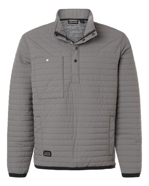Men's Keystone Quilted Pullover - Grey Front