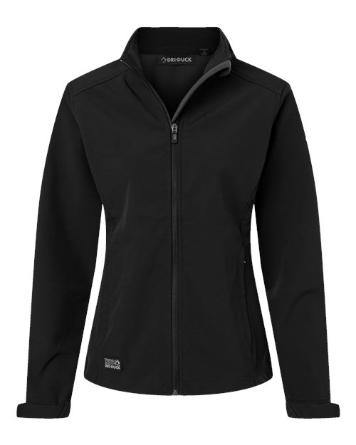 Women's Motion Soft Shell Jacket - Black Front