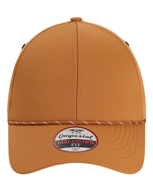 The Habanero Performance Rope Cap - Buckthorn Brown Front