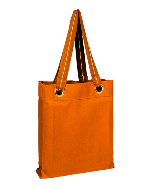 Large Grommet Tote - Orange Front