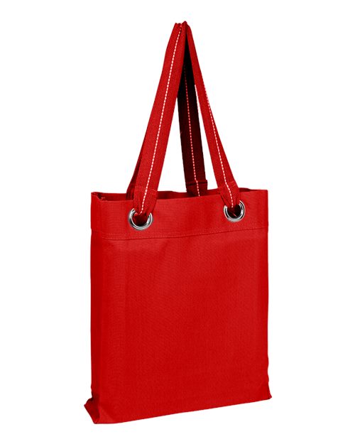 Large Grommet Tote - Red Front