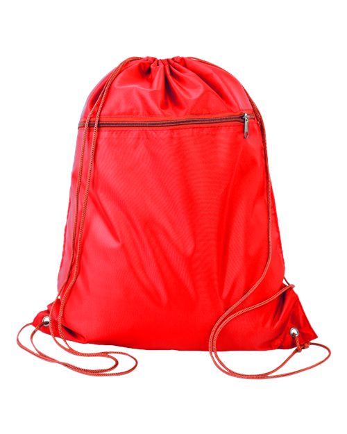 Polyester Cinchpack - Red Front