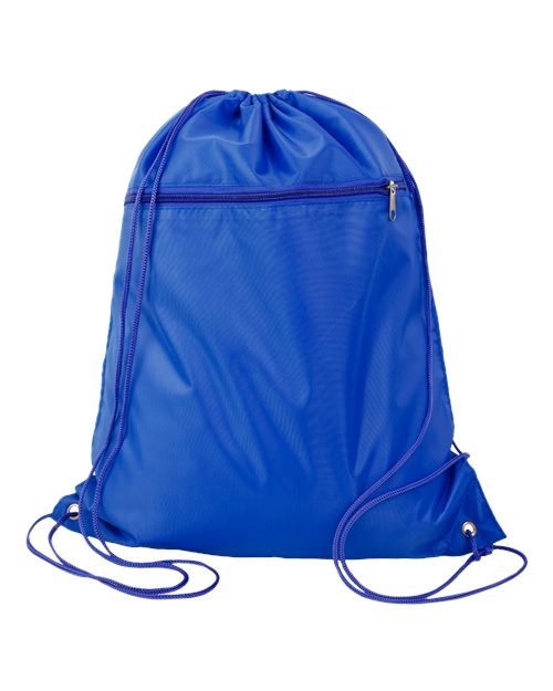 Polyester Cinchpack - Royal Front