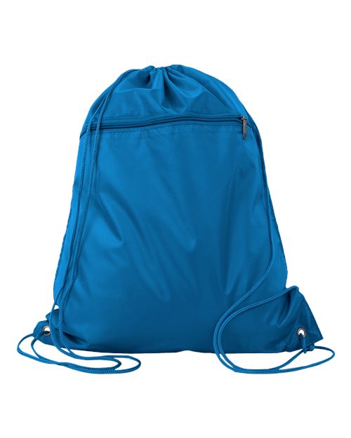 Polyester Cinchpack - Sapphire Front
