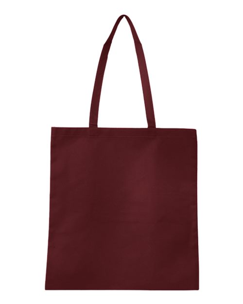 Non-Woven Tote Bag - Maroon Back