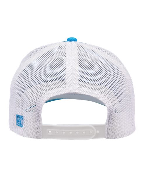 Everyday Trucker Cap - Aqua Blue/ White Back