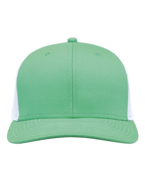 Everyday Trucker Cap - Light Green/ White Front
