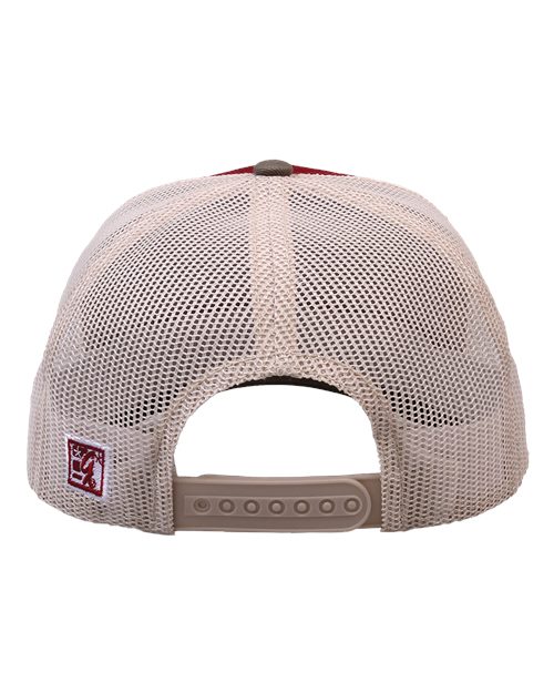 Everyday Trucker Cap - Cinnamon Red/ Olive Green/ Stone Back