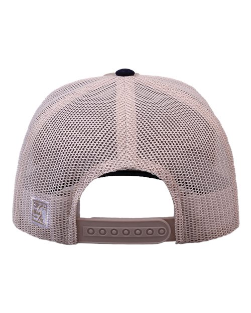 Everyday Trucker Cap - Khaki/ Navy/ Stone Back
