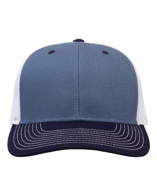 Everyday Trucker Cap - Marine Blue/ Navy/ White Front