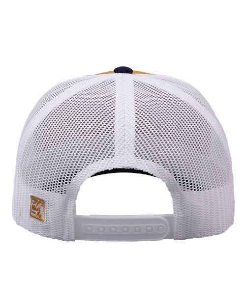Everyday Trucker Cap - Mustard Yellow/ Navy/ White Back