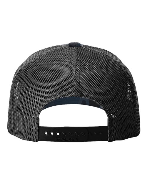 Printed Five-Panel Trucker Cap - Admiral Duck Camo/ Black Back