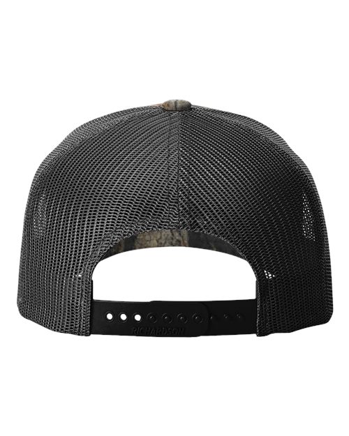Printed Five-Panel Trucker Cap - Mossy Oak Country DNA/ Black Back