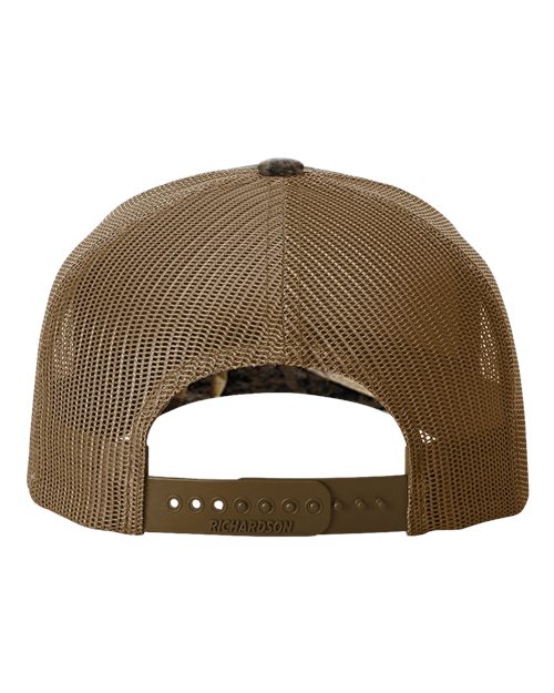 Printed Five-Panel Trucker Cap - Realtree Max-7/ Buck Back