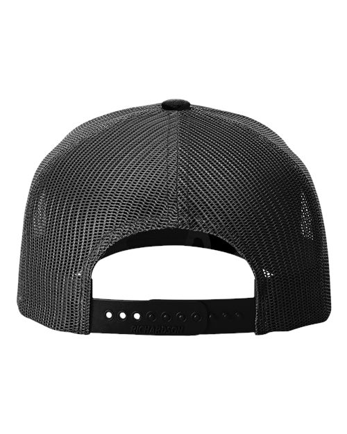 Printed Five-Panel Trucker Cap - Sable Duck Camo/ Black Back