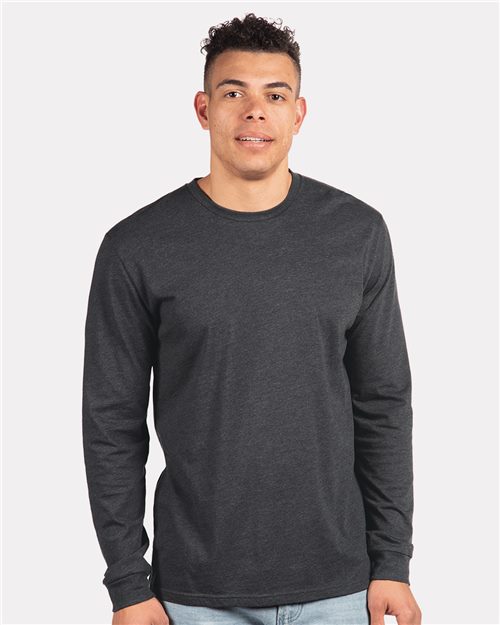 Unisex CVC Long Sleeve T-Shirt - Kelly Green Front