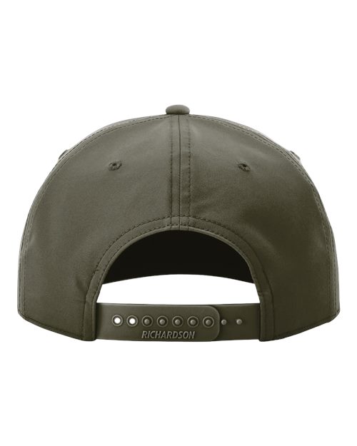 Five-Panel Classic Rope Cap - Dark Olive Green/ White Back