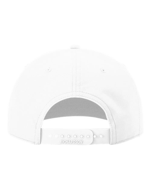 Five-Panel Classic Rope Cap - White/ Navy Back