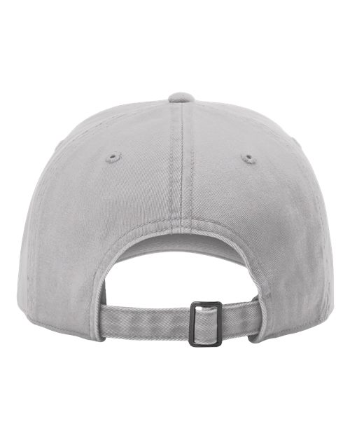Peach Twill Dad Hat - Grey Back