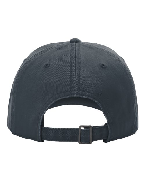 Peach Twill Dad Hat - Navy Back