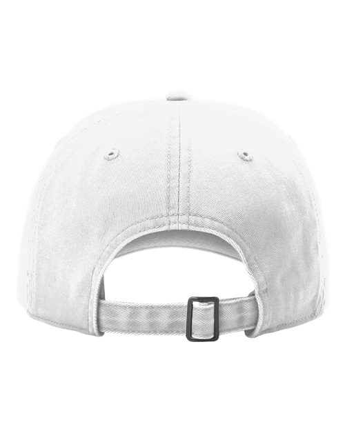Peach Twill Dad Hat - White Back