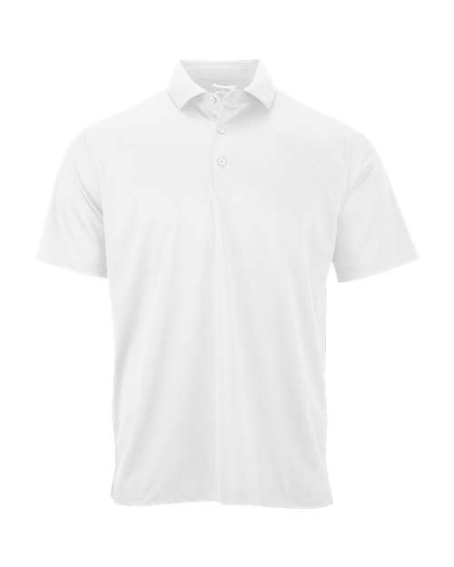Men's Preakness Micro Mesh Polo - White Front